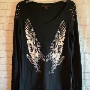 Rock and Republic sweater. Black